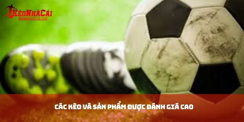 Các kèo và sản phẩm được đánh giá cao