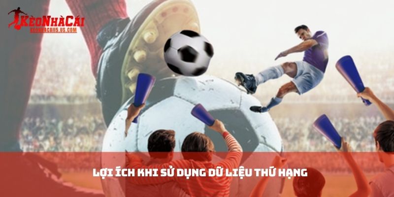 Lợi ích khi sử dụng dữ liệu thứ hạng
