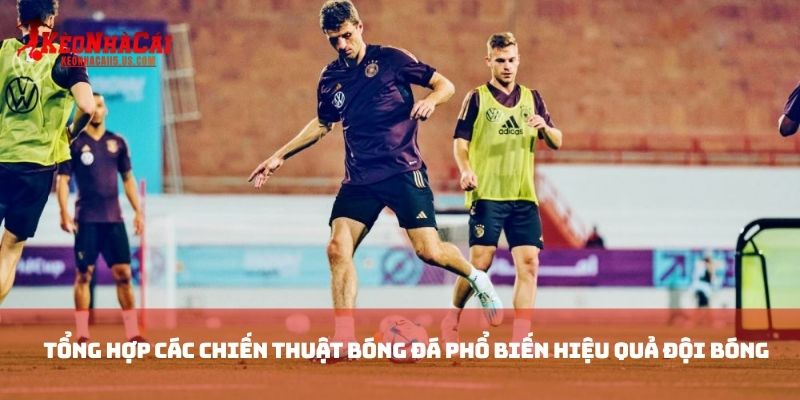 Tổng hợp các chiến thuật bóng đá phổ biến hiệu quả đội bóng